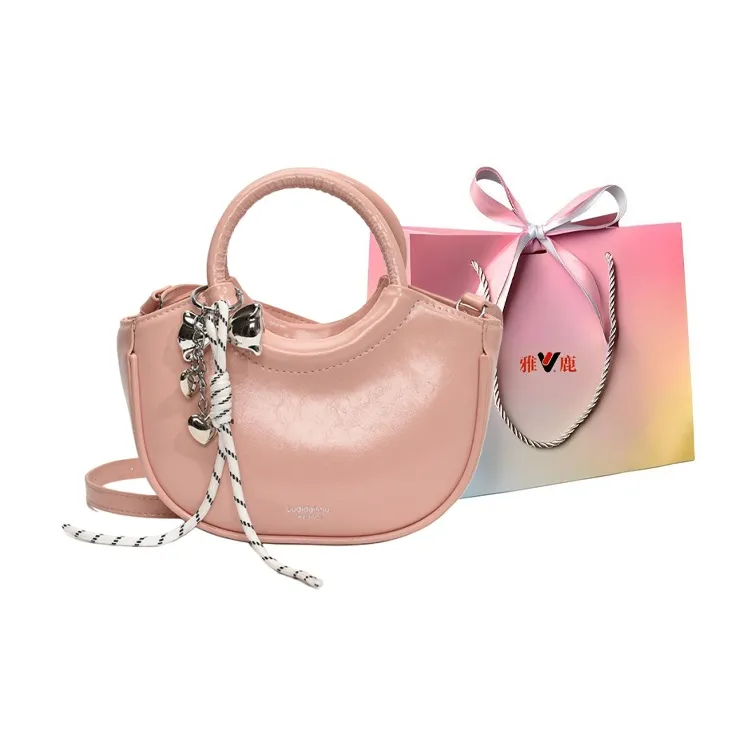 Yalu PU Shoulder Bag, Crossbody Bag, Handbag Regular Women's Silver/Black/Pink/Blue/White-14