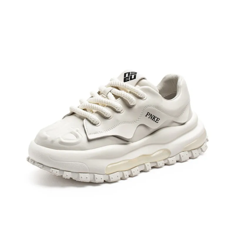 PNKE Anti Slip And Wear Resistant Height Increasing Low Top Chunky Sneakers Men's-2