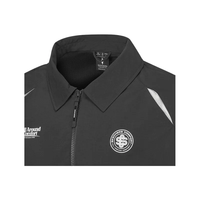 Skechers Sports Life Collection SS25 Jacket Men's Carbon Black 0018-1