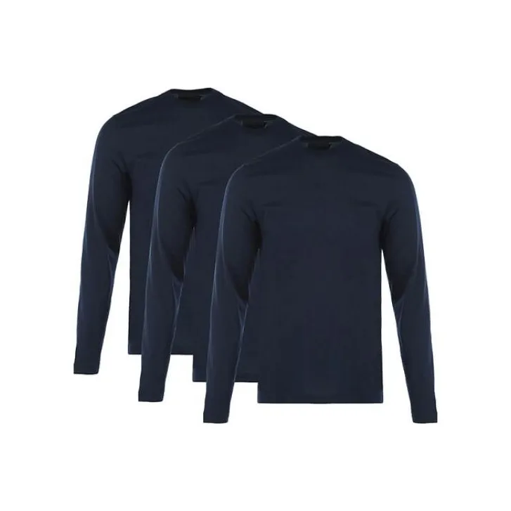 PRADA FW21 T-Shirt Men's 3 Pack Marine Blue-0