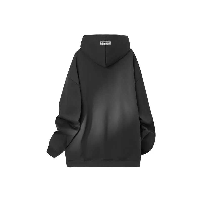 Kepu Sweatshirt Unisex Black White Logo-3