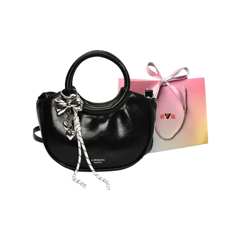 Yalu PU Shoulder Bag, Crossbody Bag, Handbag Regular Women's Silver/Black/Pink/Blue/White-7