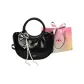 Black with Charm-Shopping Bag