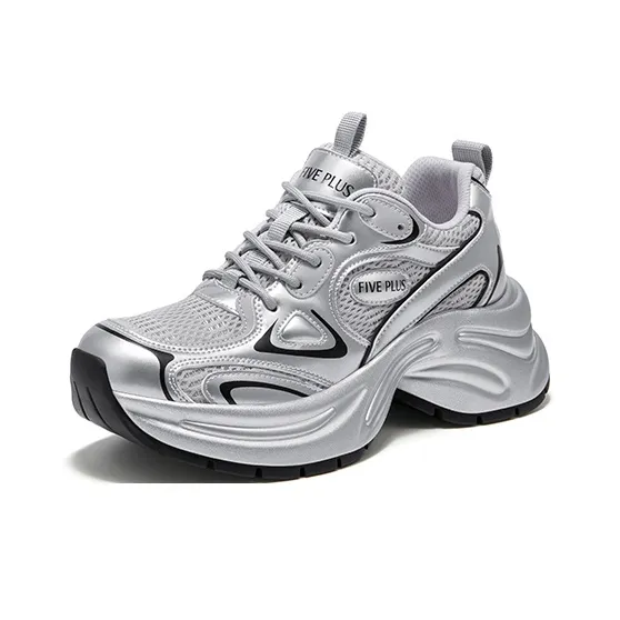 FIVE PLUS Anti-Slip Wear-Resistant Low-Top Chunky Sneakers Women's-7