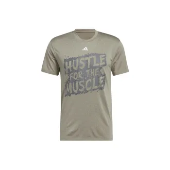 Adidas T Shirt Men's Egg Stone Silver Gray