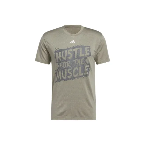 Adidas T Shirt Men's Egg Stone Silver Gray