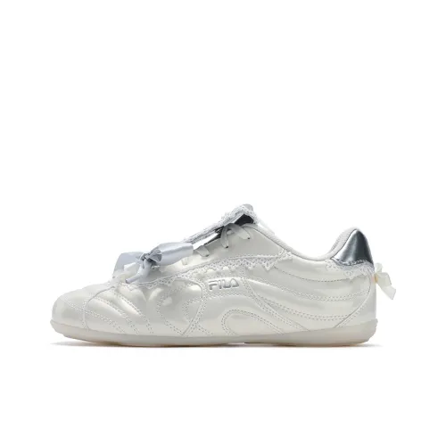 FILA LIPPER LS Aqua Dance Shoes Non slip Lightweight Low Top Casual Shoes Women's Milk White