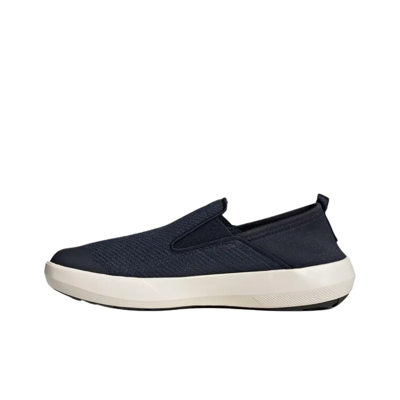 Adidas Terrex Boat Anti Slip Wear Resistant Low Top Casual Shoes Men's Dark Blue-2