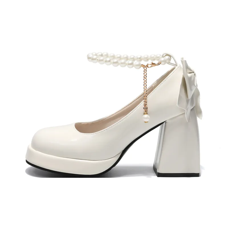 Be Good Chunky Heel High Heels 9cm Women's Gift Box Set-5