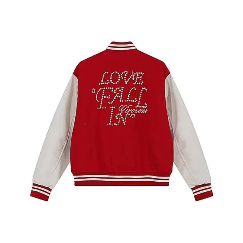IDLE SOUL Spring Fall Baseball Jacket Women's-1