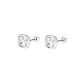 [1 Pair]999 Sterling Silver Stud Earrings