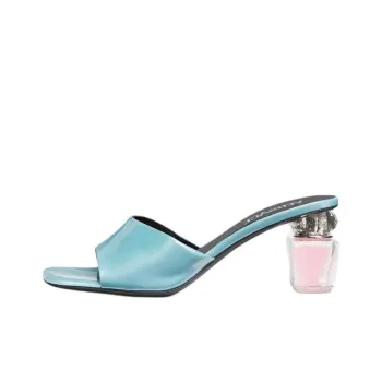 FANSIZHE Quiet Slide Slippers Women's Light Blue & Pink