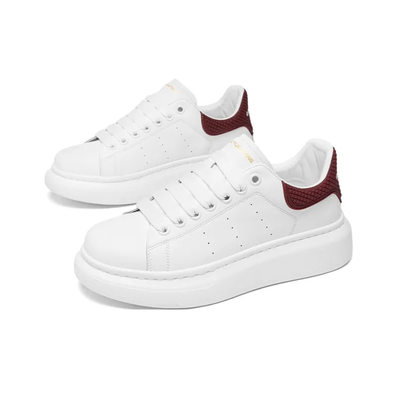 Desert Ram Slip Resistant Cushioning Wear Resistant Lightweight Height Increasing Low Top Skateboard Shoes Men's-8