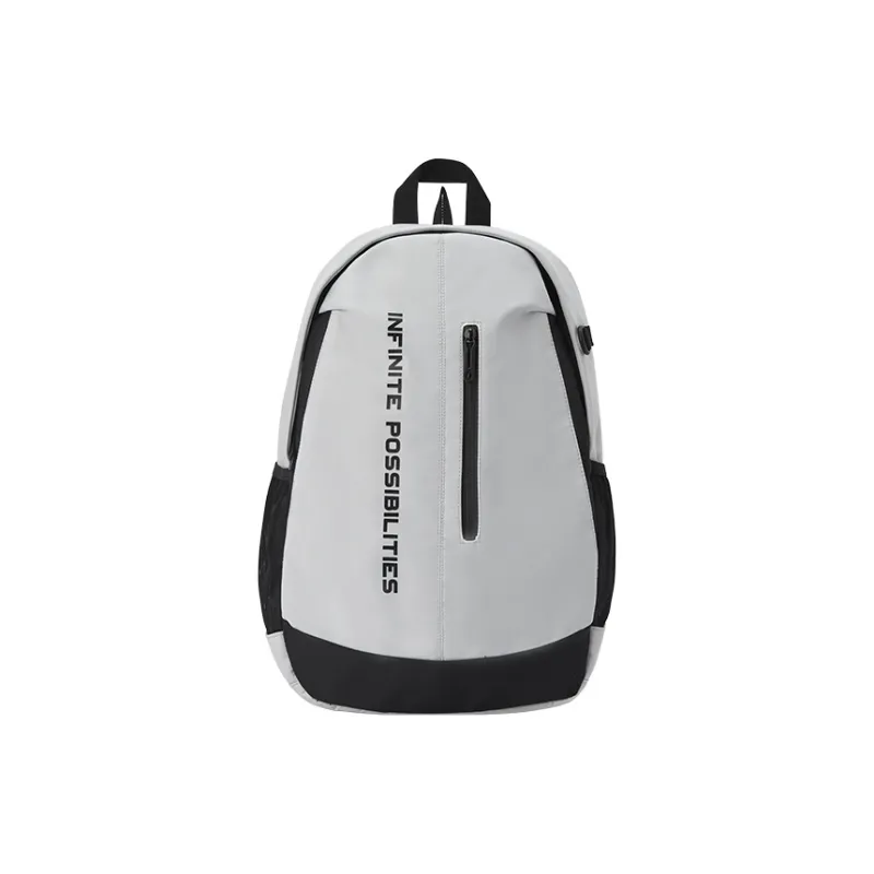 SEM/R Fabric Backpack Large Size Unisex Light Khaki/Ice Blue/Black-2