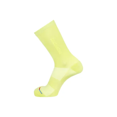 SALOMON 365 Crew Knee High Socks Unisex 1 Pack Lemon Yellow