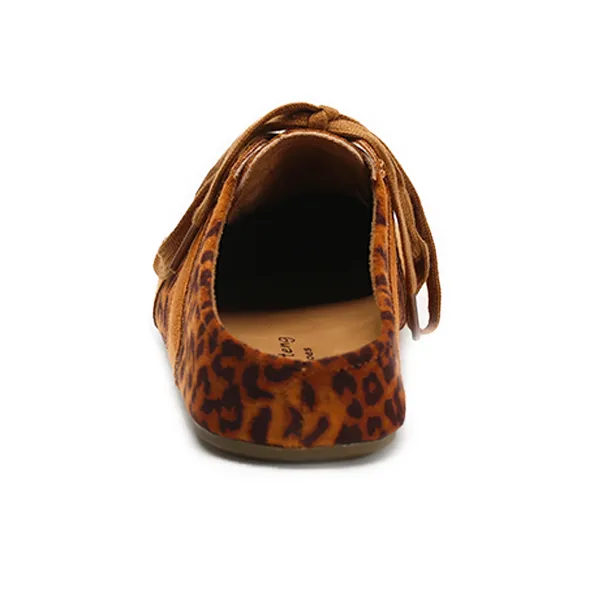 Zun'er Quiet Odor Resistant Wrap toe Slippers Women's Brown-4