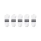 White Four Stripes (5 Pack)