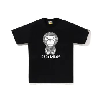 A BATHING APE Splinter Camo Baby Milo Tee