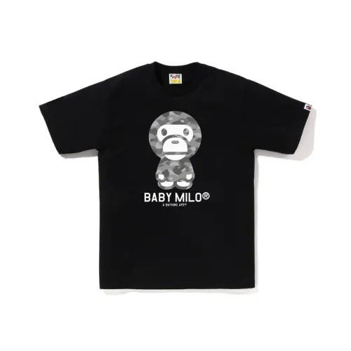 A BATHING APE Splinter Camo Baby Milo Tee