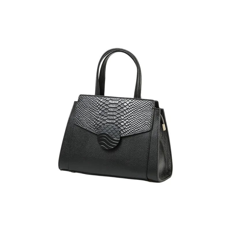 H YXIANG Top Grain Cow Leather Handbag Women's Multicolor-7