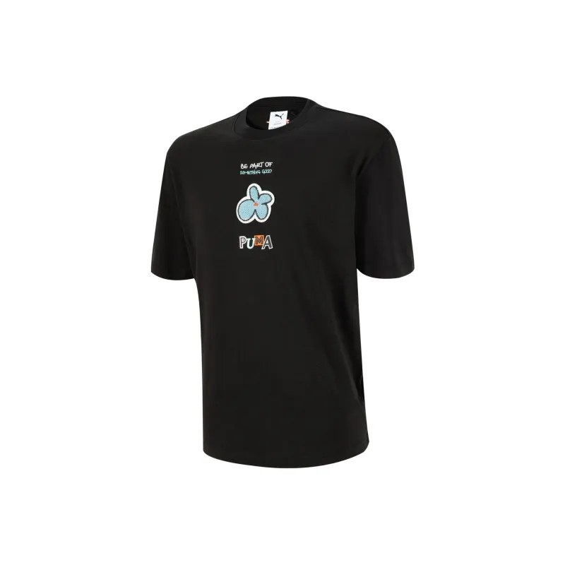 PUMA T Shirts Unisex Black-0
