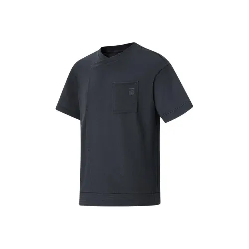 LiNing T Shirt Men's Charcoal Black