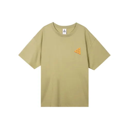 Nike T Shirts Men Olive Green