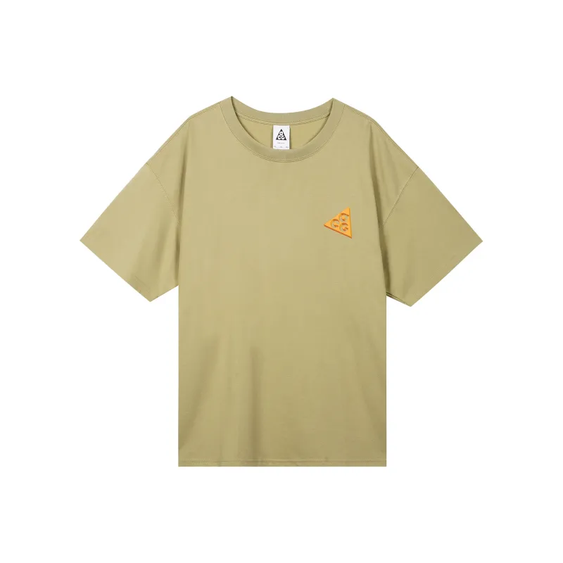 Nike T Shirts Men Olive Green-0