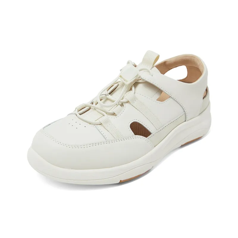 COMELY Casual Single Shoes Women's Cream White-1