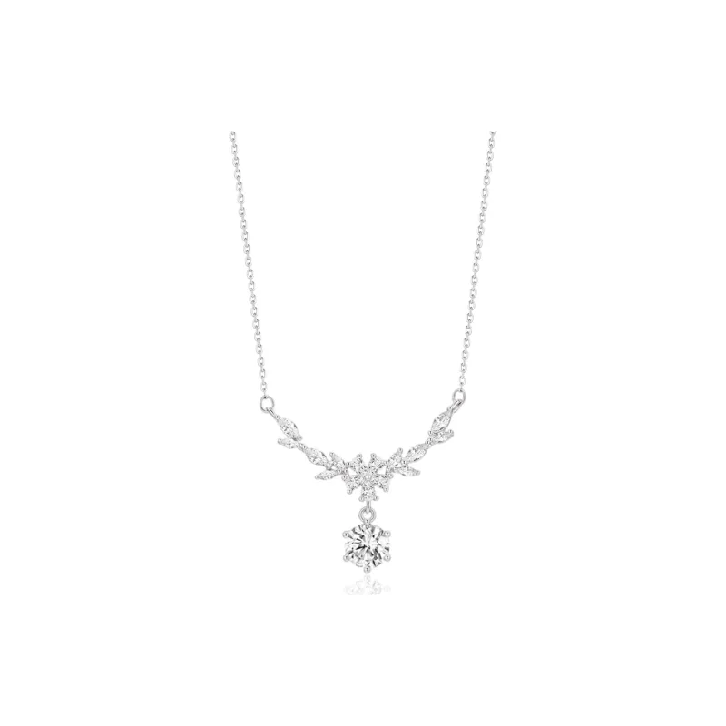 SHEEHHYY S925 Silver Necklaces Women's-2