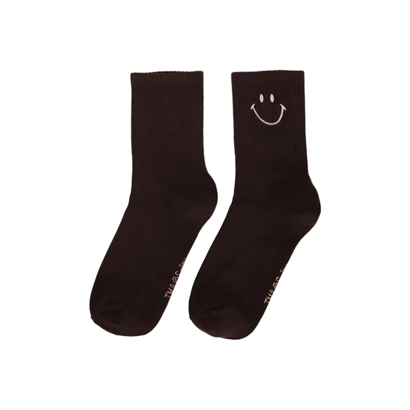 SMILEY Mid Calf Socks Unisex Combo Set-10