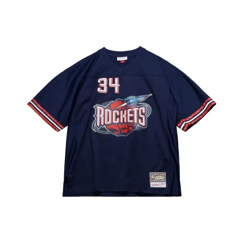 Mitchell Ness T Shirts Men Blue