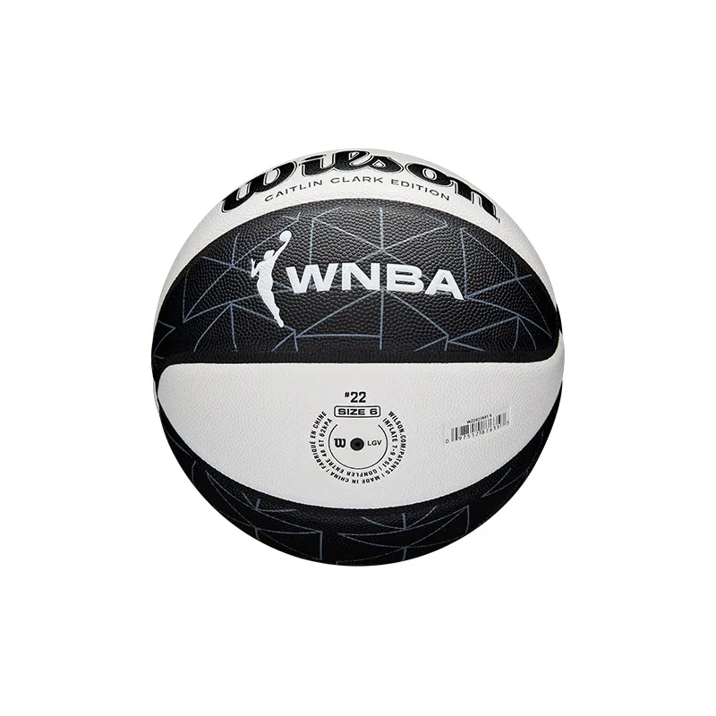 Wilson WNBA Collection PU Basketball Black White Color Scheme Size 6 Ball Competition Unisex-3