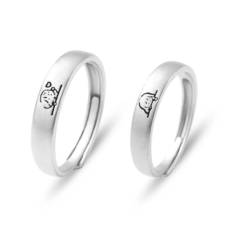 VOCK S 999 Fine Silver Rings Unisex-0