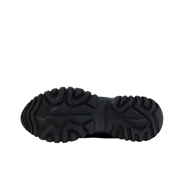 GUYISA Non slip, Wear resistant, Impact resistant Low Top Chunky Sneakers Men's Black-3