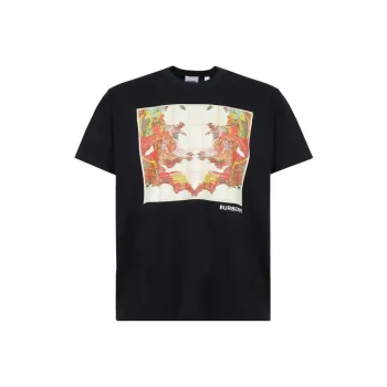 Burberry Varvey Map Oversized T Shirt