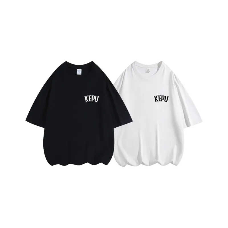 Kepu T Shirt Unisex 2 Pack 2 Pack White+White-10