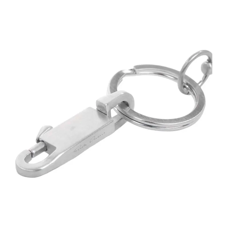RICK OWENS Logo-Engraved Keychain-3