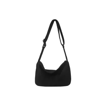 Deli Bear Nylon Crossbody Bag Unisex Black