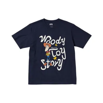 UNIQLO T Shirt Unisex Navy Blue
