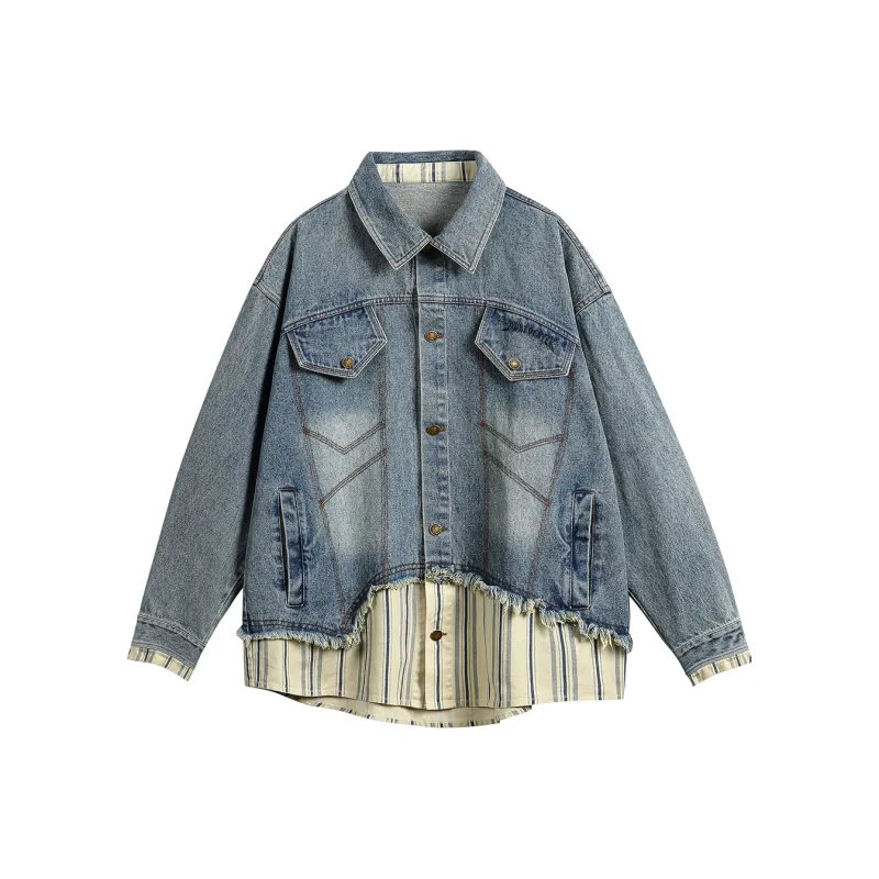 DUKE+DEXTER Denim Jacket Unisex Light Blue-0