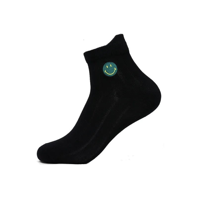 SMILEY Mid Calf Socks Unisex Combo Set-2
