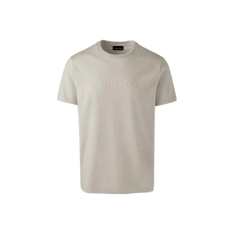 Canada Goose Logo Embroidered Crewneck T-Shirt-1