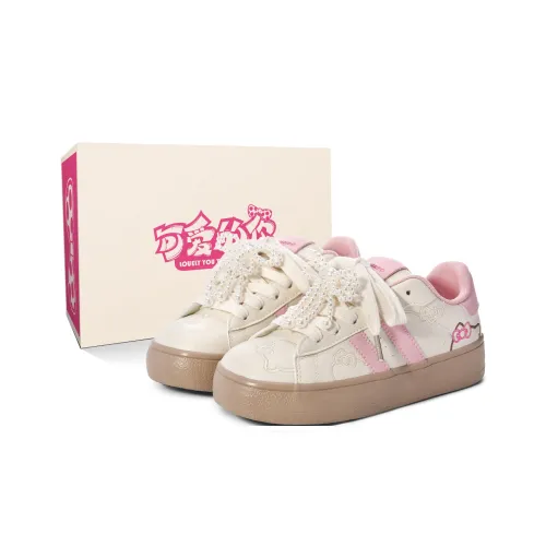 Lovely You Lightweight Wear Resistant And Slip Resistant Low Top Skateboard Shoes Women's