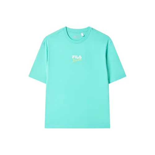 FILA T Shirt Unisex Verdant Light Green