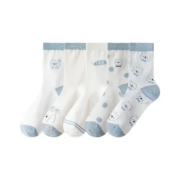 Yalu Mid Calf Socks Women's 5 Pack