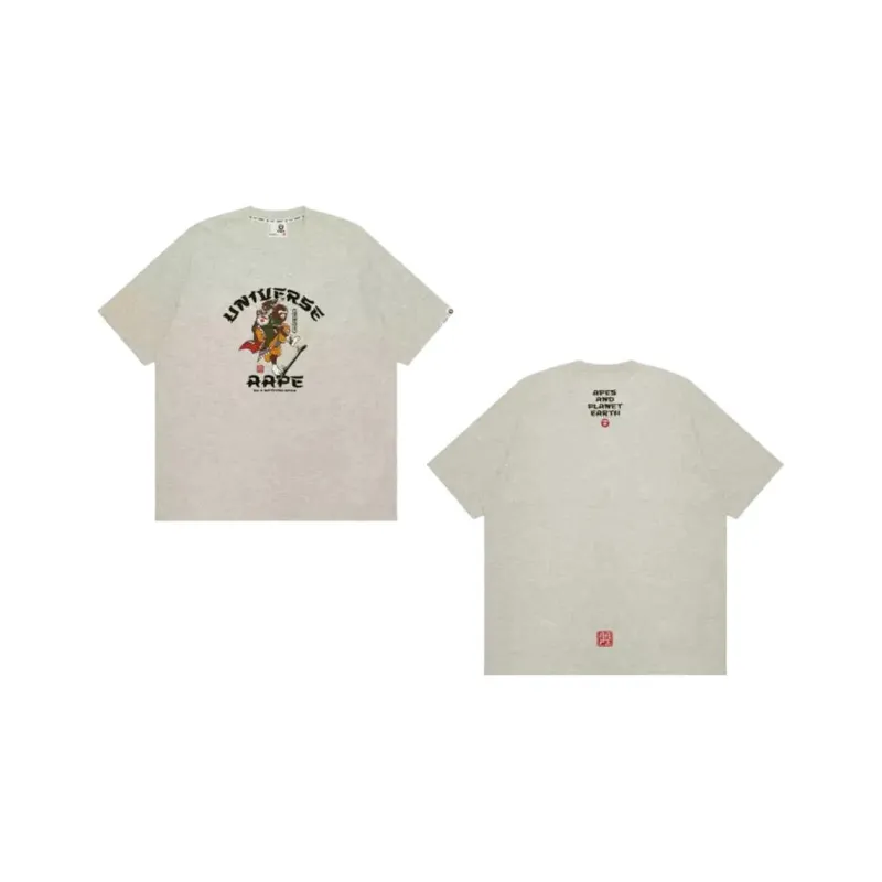Aape T Shirts Men White Beige-2