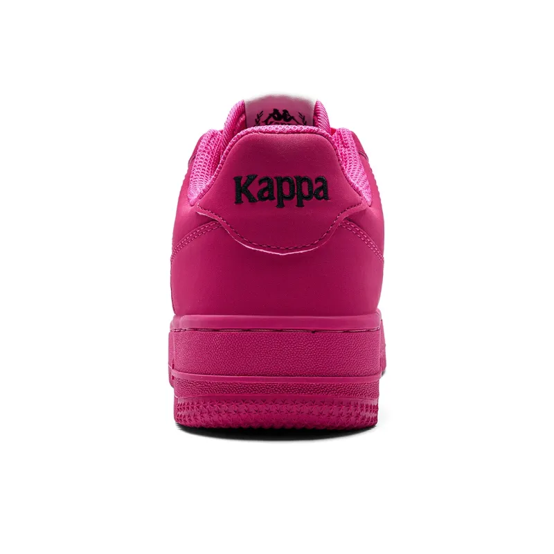 Kappa Anti-Slip Wear-Resistant Low-Top Skateboard Shoes Unisex Cherry Red-4