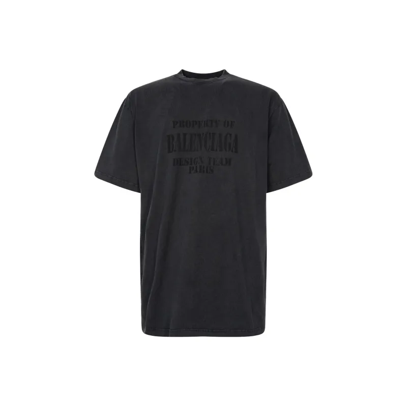 Balenciaga Property Large Fit Vintage T shirt-0