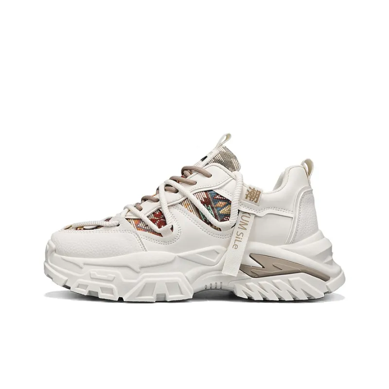 JKEM Anti Slip Wear Resistant Low Top Chunky Sneakers Men's-10